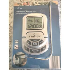 Crofton Digital‎ Meat Thermometer W/ Probe & Timer